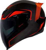 Icon Airflite Crosslink,  integraalhelm,  kleur: rood/zwart,  maat: M