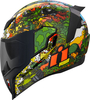 Icon Airflite GP23,  integraalhelm,  kleur: Groen/Geel/Oranje,  maat: XL