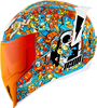 Icon Airflite Mips ReDoodle,  integraalhelm,  kleur: Rood/Lichtblauw/Oranje,  maat: M