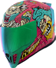 Icon Airflite Mips Snack Attack,  integraalhelm,  kleur: Pink/Blauw/Geel,  maat: XXL