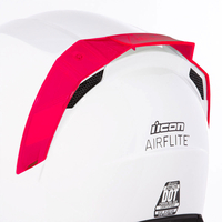 Icon Airflite,  spoiler daggloren,  kleur: Neon-Rood