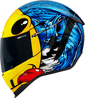 Icon Airform Brozak MIPS,  integraalhelm,  kleur: Blauw/Geel/Zwart/Rood,  maat: M