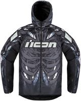 Icon Airform Manik´R,  stoffen jas,  kleur: Zwart/Grijs/Wit,  maat: XL