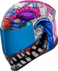 Icon Airframe Pro Krazy Klown 2,  integraalhelm,  kleur: Wit/Pink/Blauw/Zwart,  maat: S