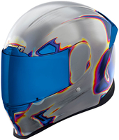 Icon Airframe Pro Reentry,  integraalhelm,  kleur: zilver/blauw/rood,  maat: L