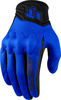 Icon Anthem 2,  Handschoenen,  kleur: blauw/zwart,  maat: S