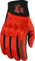 Icon Anthem 3,  handschoenen,  kleur: rood/zwart,  maat: XL