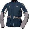 IXS Venture-STX 1.0,  waterdicht textieljack,  kleur: Donkerblauw/Grijs/Lichtgrijs,  maat: S