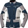 IXS Venture-STX 1.0,  waterdichte dames textieljas,  kleur: Donkerblauw/Lichtgrijs/Grijs,  maat: XXL