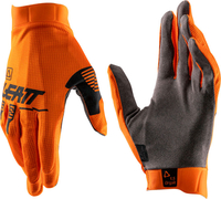 Leatt 1.5 GripR Junior V26,  handschoenen jeugd,  kleur: oranje/zwart,  maat: L