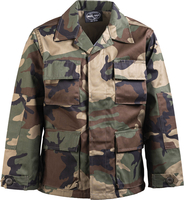 Mil-Tec US BDU,  stoffen jas kinderen,  kleur: Woodland,  maat: XXL