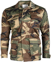 Mil-Tec US Field BDU,  stoffen jas,  kleur: Woodland,  maat: XXL