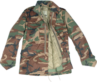 Mil-Tec US Field M65,  stoffen jas,  kleur: Woodland,  maat: M