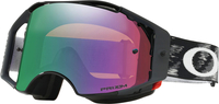 Oakley Airbrake MX,  bril Prizm,  kleur: zwart groen gespiegeld