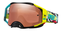 Oakley Airbrake MX Jeffrey Herlings Series,  bril Prizm,  kleur: Geel/Turquoise/Rood/Wit Koper-Getint