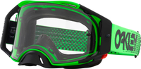 Oakley Airbrake MX Moto,  veiligheidsbril,  kleur: Groen/Zwart Helder