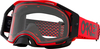 Oakley Airbrake MX Moto,  veiligheidsbril,  kleur: rood/zwart helder