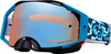 Oakley Airbrake MX Troy Lee Designs Series,  bril Prizm,  kleur: Blauw/Zwart/Wit Blauw/Violet-Gespiegeld
