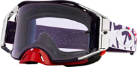 Oakley Airbrake MX Troy Lee Designs Series,  bril Prizm,  kleur: Lila/Zilver/Wit/Rood Lila-Getint