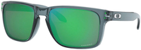 Oakley Holbrook XL Crystal,  Zonnebril Prizm,  kleur: Grijs/Zwart Groen/Violett-Gespiegeld