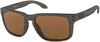 Oakley Holbrook XL Woodgrain,  Zonnebril Prizm Gepolariseerd,  kleur: Grijs/Donkergrijs Bruin-Getint
