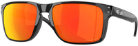 Oakley Holbrook XL,  Zonnebril Prizm Gepolariseerd,  kleur: Zwart Geel/Oranje-Gespiegeld