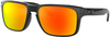 Oakley Holbrook,  Zonnebril Prizm Gepolariseerd,  kleur: Zwart Geel/Oranje-Gespiegeld