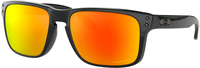 Oakley Holbrook,  Zonnebril Prizm Gepolariseerd,  kleur: Zwart Geel/Oranje-Gespiegeld