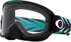 Oakley O-Frame 2.0 Pro MX Black Bullet,  veiligheidsbril,  kleur: Zwart/Turquoise/Wit Helder