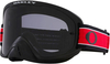 Oakley O-Frame 2.0 Pro MX Red Stripe,  veiligheidsbril,  kleur: Zwart/Rood/Wit Licht-Getint