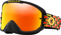 Oakley O-Frame 2.0 Pro MX Troy Lee Series,  veiligheidsbril,  kleur: Zwart/Rood/Geel Geel/Oranje-Gespiegeld