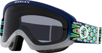 Oakley O-Frame 2.0 Pro XS MX Troy Lee Series,  skibril jeugd,  kleur: Blauw/Grijs/Groen/Rood/Wit Licht-Getint