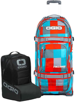 Ogio RIG 9800 Pro,  uitrustingstas,  kleur: Blauw/Lichtblauw/Rood,  maat: 125 L