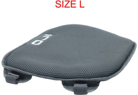 OJ Comfort 3D,  gel zitkussen,  kleur: zwart,  maat: L