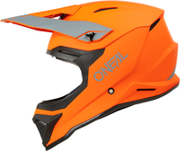 ONeal 1SRS Solid,  kruishelm,  kleur: Mat Oranje/Grijs,  maat: L