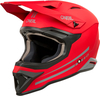ONeal 1SRS Solid S25,  motorcrosshelm,  kleur: Mat Rood/Grijs,  maat: XXL