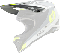 ONeal 1SRS Stream,  piek,  kleur: Mat Zwart/Grijs/Neon-Geel