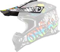 ONeal 2SRS Rancid,  piek,  kleur: Mat Zwart/Wit/Rood/Blauw