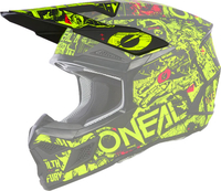 ONeal 3SRS Attack,  kinderen van de piek,  kleur: Mat Zwart/Neon-Geel/Rood