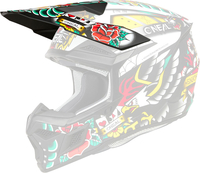 ONeal 3SRS Inked,  kinderen van de piek,  kleur: Mat Zwart/Wit/Rood/Groen/Geel