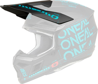 ONeal 3SRS Static,  piek,  kleur: Mat Zwart/Turquoise