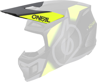 ONeal 3SRS Vision,  piek,  kleur: Mat Zwart/Neon-Geel/Grijs