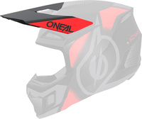 ONeal 3SRS Vision,  piek,  kleur: Mat Zwart/Rood/Grijs