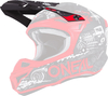 ONeal 5SRS HR V.22,  piek,  kleur: Mat Zwart/Rood/Wit/Grijs