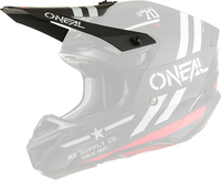 ONeal 5SRS Squadron V.22,  piek,  kleur: Mat Zwart/Grijs/Rood