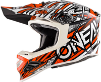 ONeal 8Series S18 Synthy,  kruishelm,  kleur: oranje/witte,  maat: L