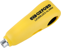 Oxford LeverLock,  stuurslot met alarm,  kleur: Geel