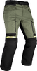 Oxford Rockland,  stoffen broek waterdicht,  kleur: Olijf/Zwart/Neon-Geel,  maat: L