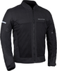 Oxford Spartan Air,  stoffen jas,  kleur: zwart,  maat: 4XL