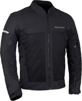 Oxford Spartan Air,  stoffen jas,  kleur: zwart,  maat: 4XL